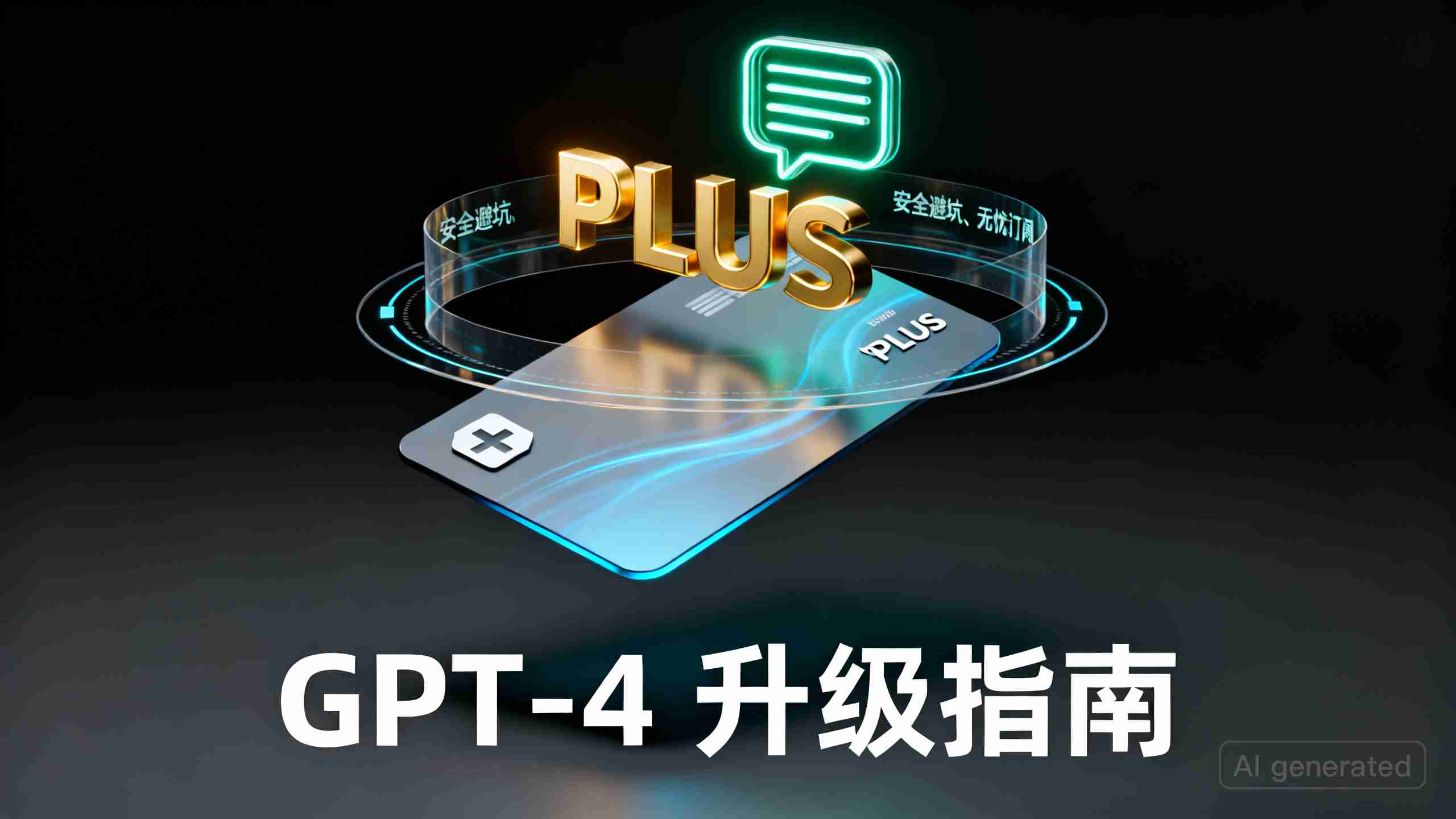 如何购买 GPT4？2026年国内订阅升级 ChatGPT Plus 完整避坑指南