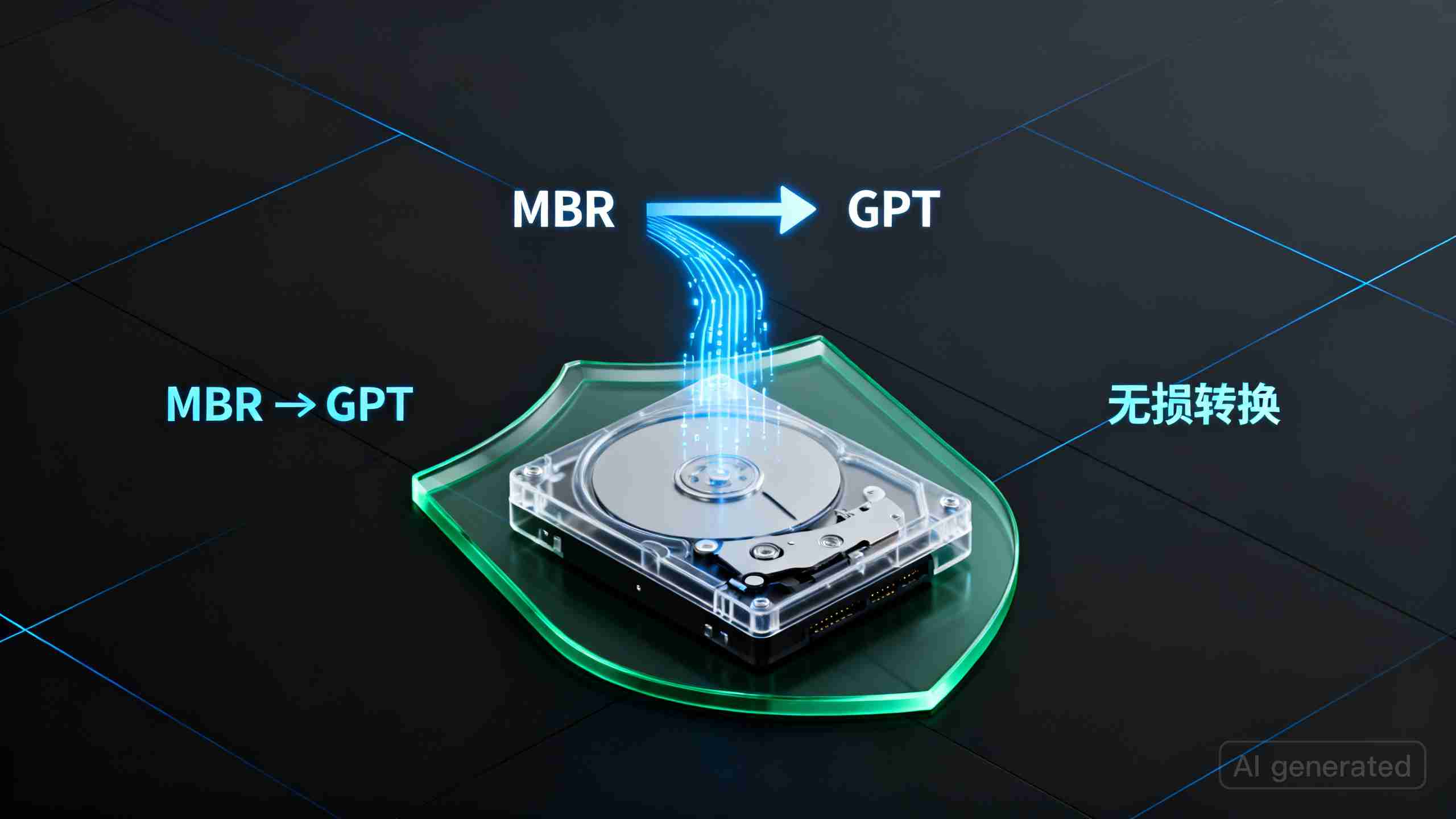 如何将磁盘从 MBR 转换为 GPT？4 种超详细无损转换方法指南