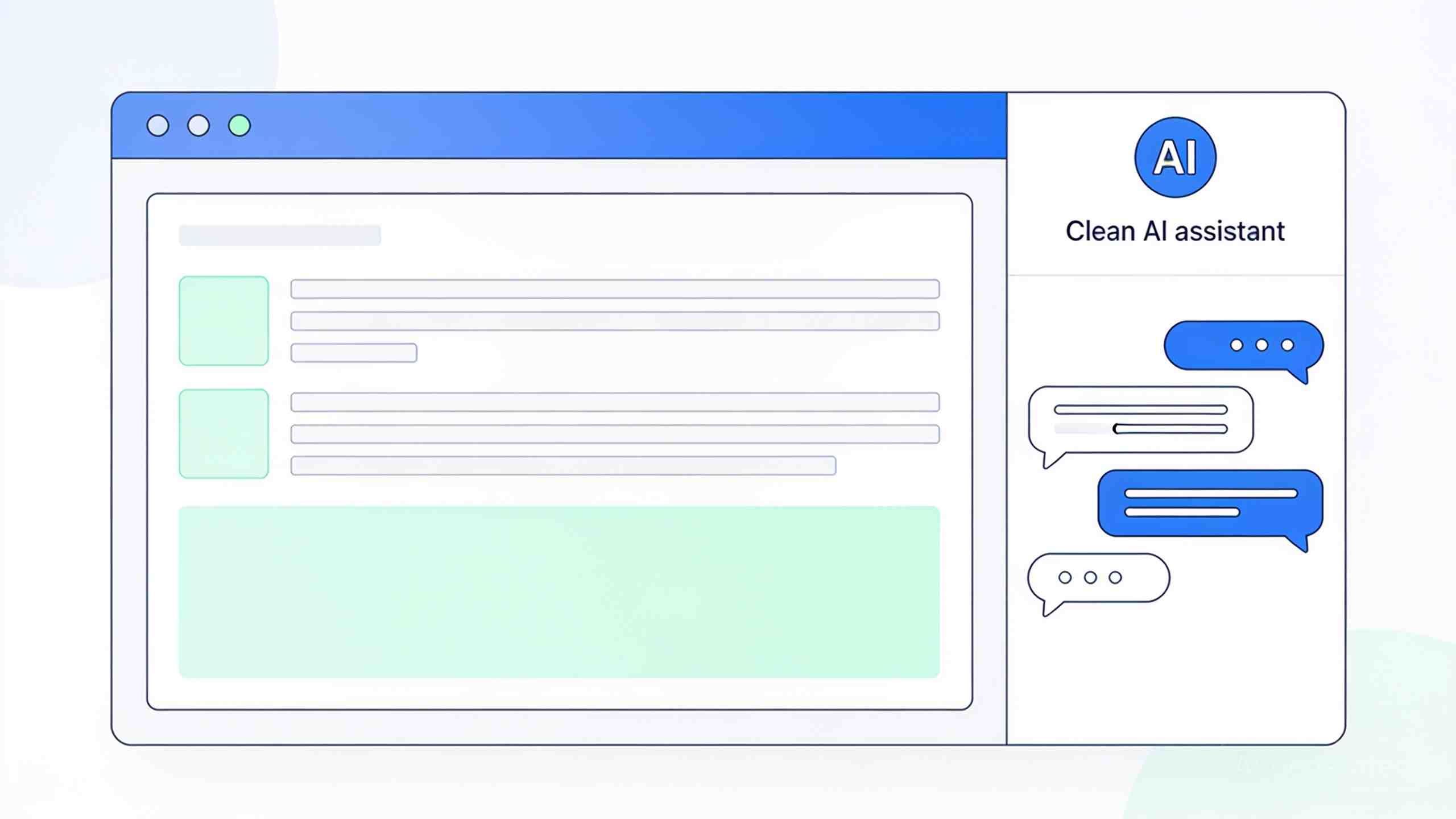 ChatGPT Chrome 浏览器侧边栏插件界面示意图